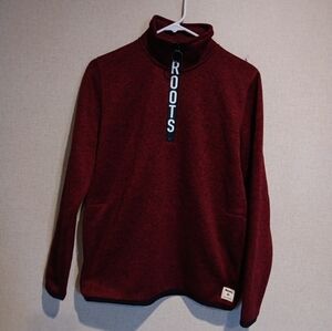 Roots Burgundy Pullover Sweater Size S